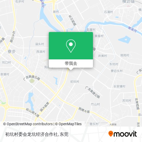 初坑村委会龙坑经济合作社地图
