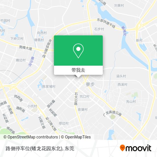 路侧停车位(蟠龙花园东北)地图