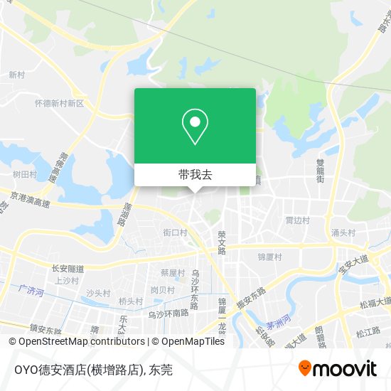 OYO德安酒店(横增路店)地图