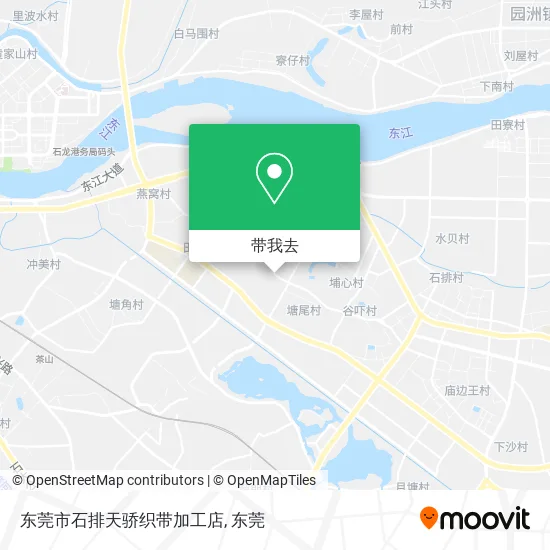 东莞市石排天骄织带加工店地图