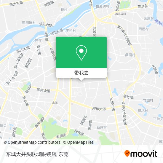 东城大井头联城眼镜店地图