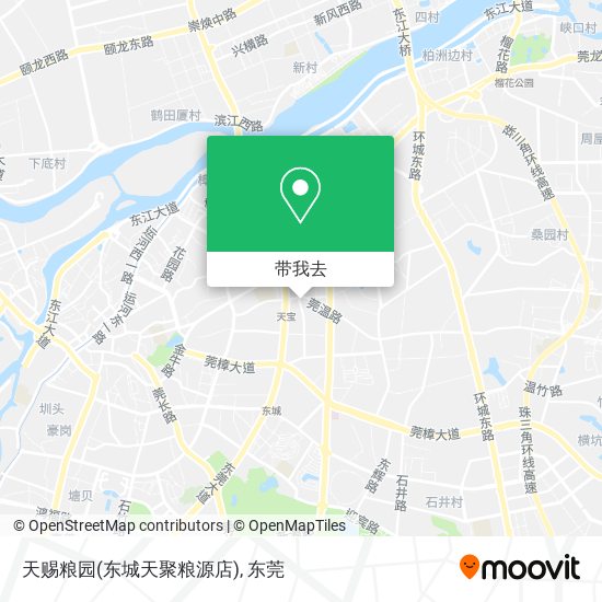 天赐粮园(东城天聚粮源店)地图