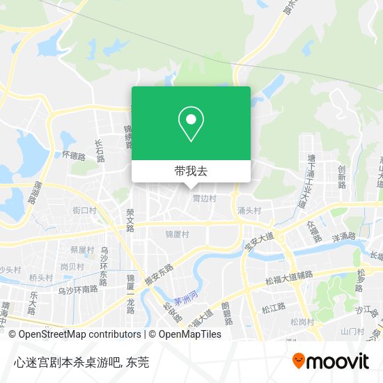 心迷宫剧本杀桌游吧地图