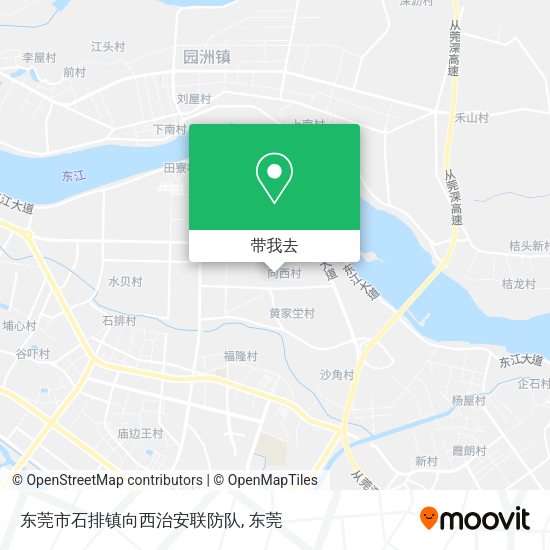 东莞市石排镇向西治安联防队地图