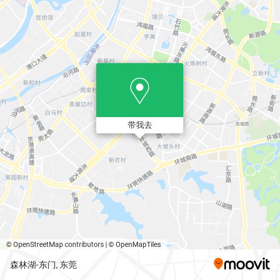 森林湖-东门地图