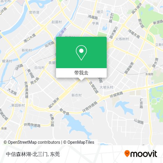 中信森林湖-北三门地图