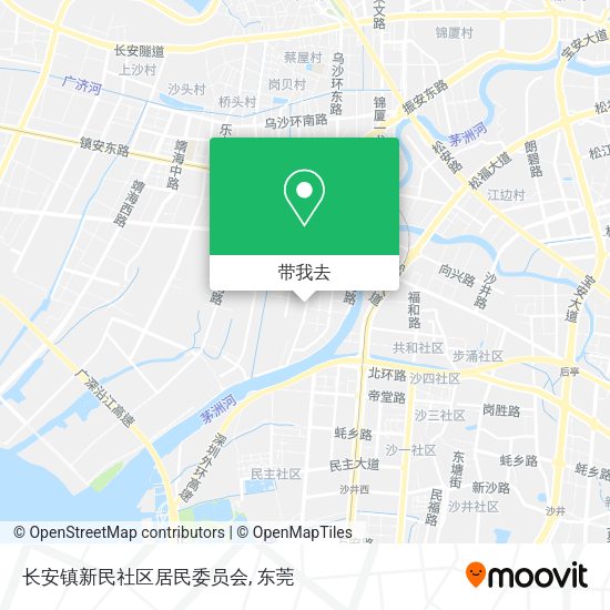长安镇新民社区居民委员会地图