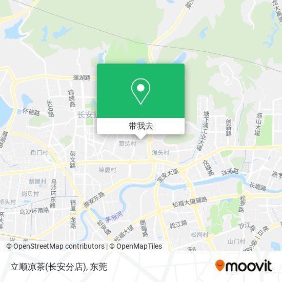 立顺凉茶(长安分店)地图