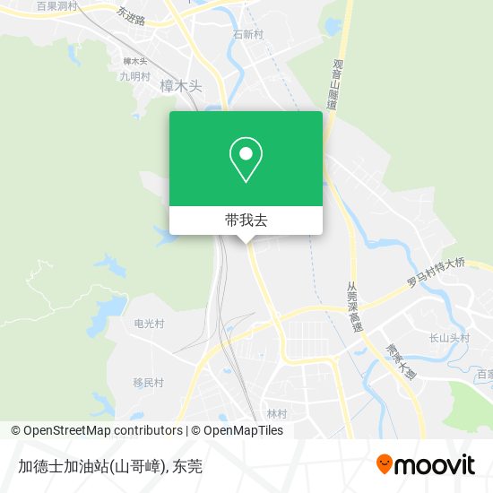 加德士加油站(山哥嶂)地图