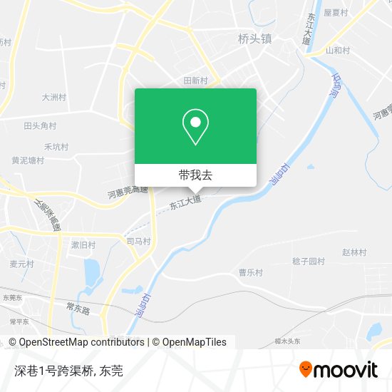 深巷1号跨渠桥地图