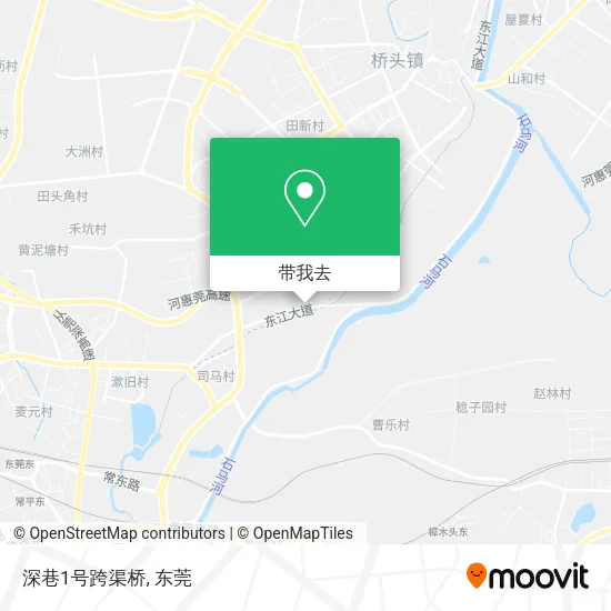 深巷1号跨渠桥地图