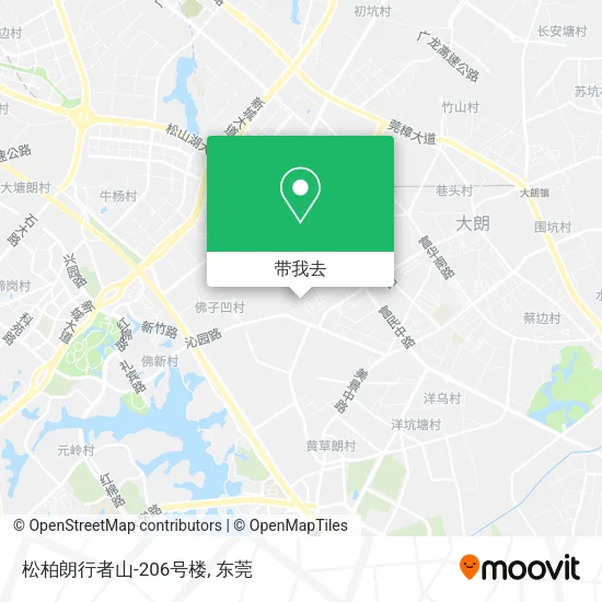 松柏朗行者山-206号楼地图