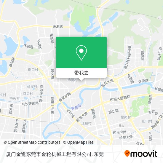 厦门金鹭东莞市金轮机械工程有限公司地图