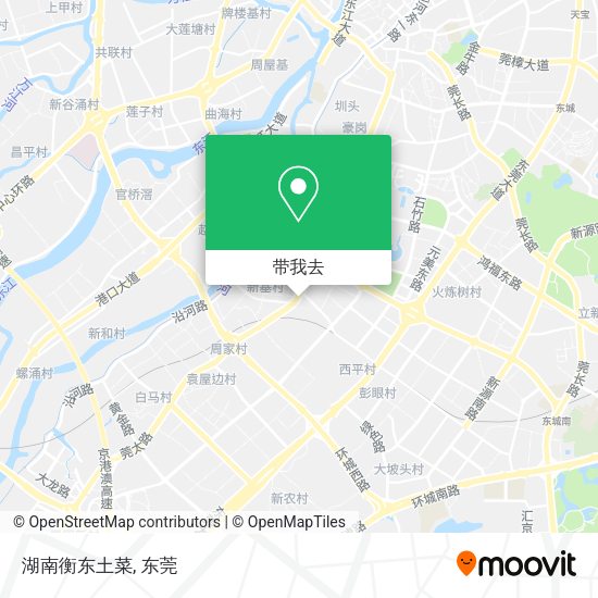 湖南衡东土菜地图