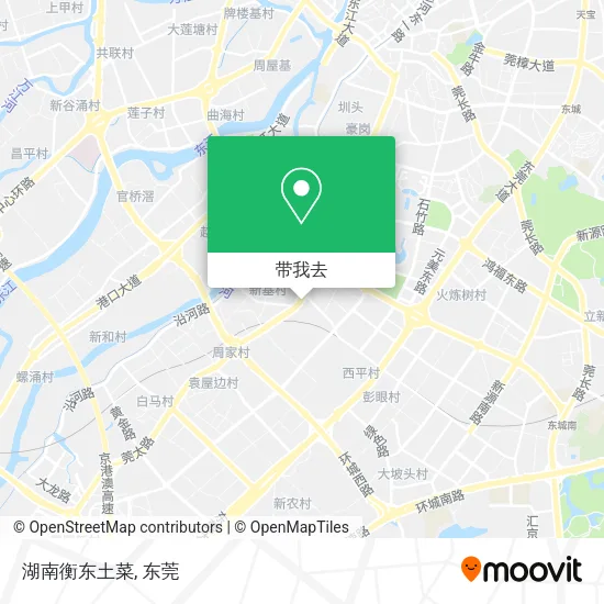 湖南衡东土菜地图