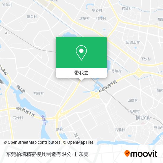 东莞柏瑞精密模具制造有限公司地图