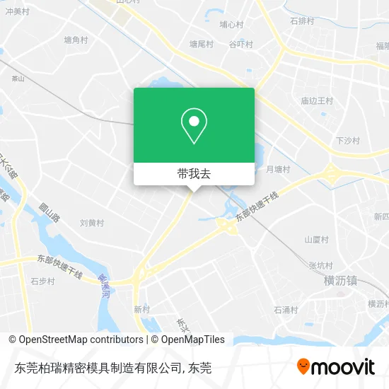 东莞柏瑞精密模具制造有限公司地图