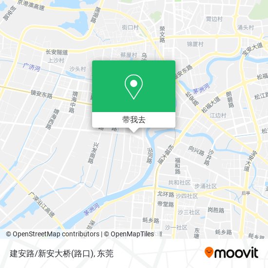 建安路/新安大桥(路口)地图