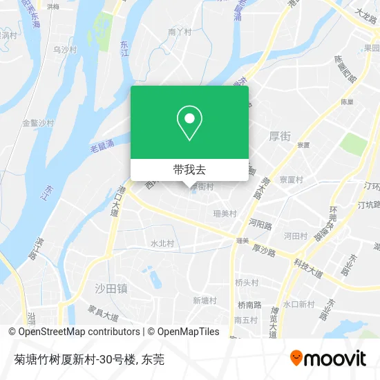 菊塘竹树厦新村-30号楼地图