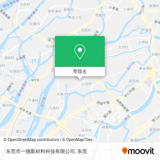 东莞市一德新材料科技有限公司地图