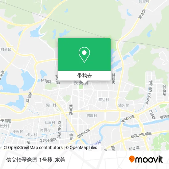 信义怡翠豪园-1号楼地图