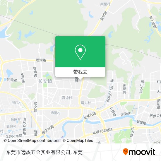 东莞市远杰五金实业有限公司地图