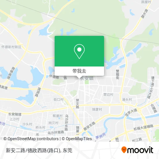 新安二路/德政西路(路口)地图