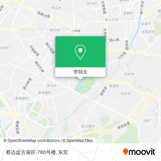 蔡边盆古庙区-780号楼地图