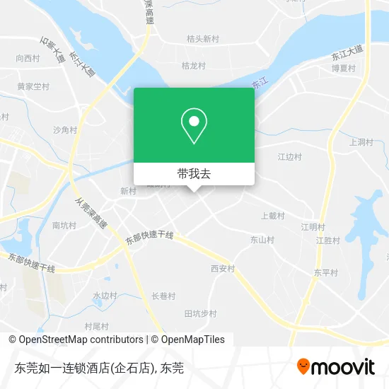 东莞如一连锁酒店(企石店)地图