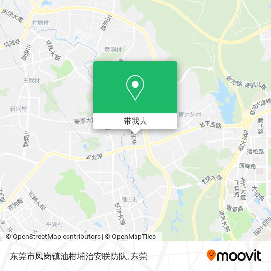 东莞市凤岗镇油柑埔治安联防队地图