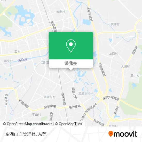 东湖山庄管理处地图