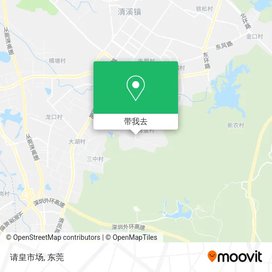 请皇市场地图
