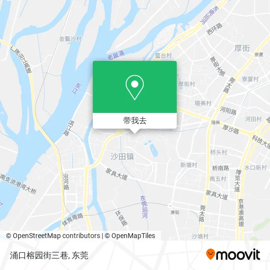 涌口榕园街三巷地图