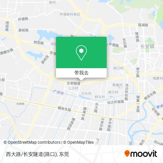 西大路/长安隧道(路口)地图