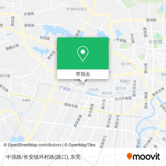 中强路/长安镇环村路(路口)地图