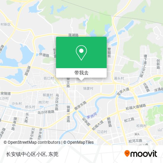 长安镇中心区小区地图