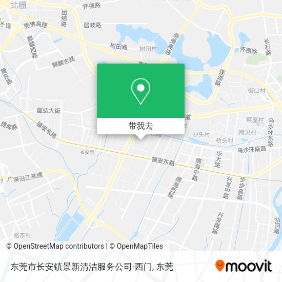 东莞市长安镇景新清洁服务公司-西门地图
