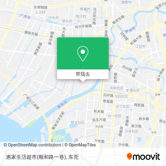 惠家生活超市(顺和路一巷)地图