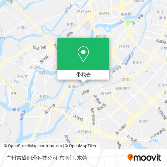 广州吉盛润滑科技公司-东南门地图