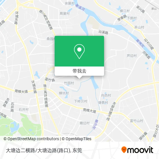 大塘边二横路/大塘边路(路口)地图
