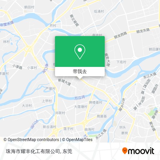 珠海市耀丰化工有限公司地图