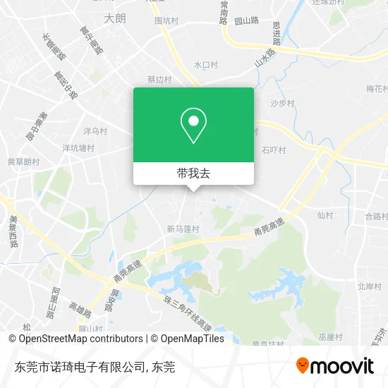东莞市诺琦电子有限公司地图