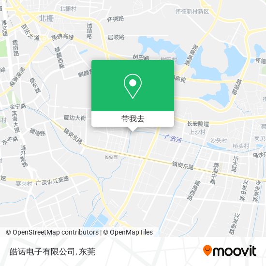 皓诺电子有限公司地图