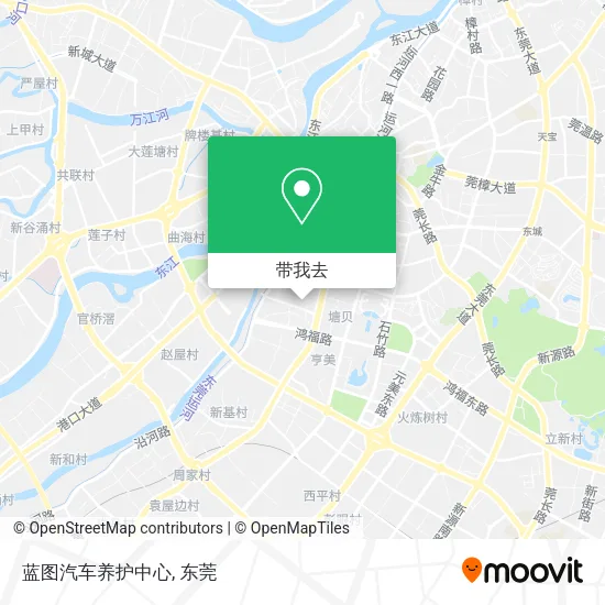 蓝图汽车养护中心地图
