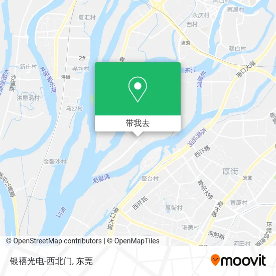 银禧光电-西北门地图