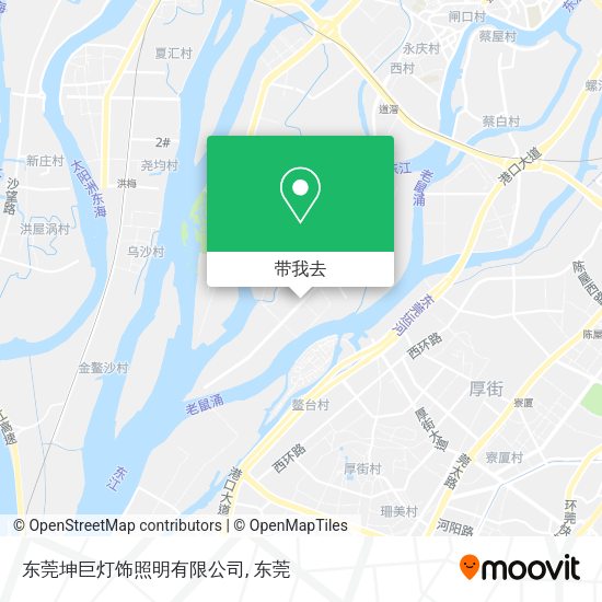 东莞坤巨灯饰照明有限公司地图