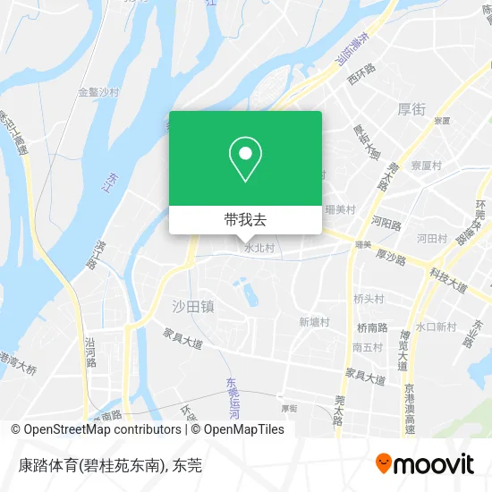 康踏体育(碧桂苑东南)地图