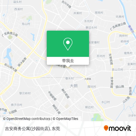 吉安商务公寓(沙园街店)地图