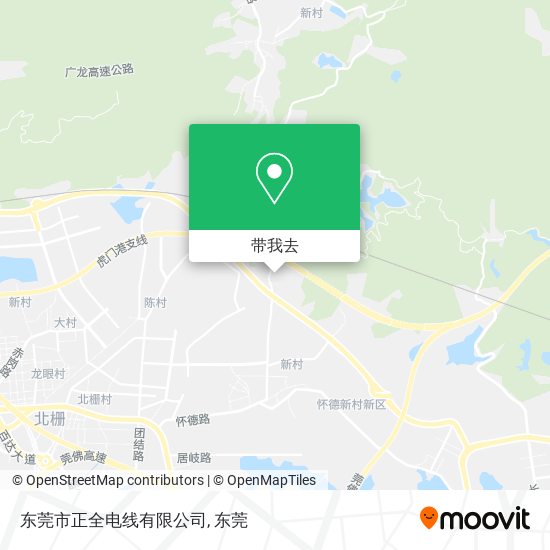 东莞市正全电线有限公司地图