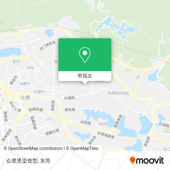 众星烫染造型地图